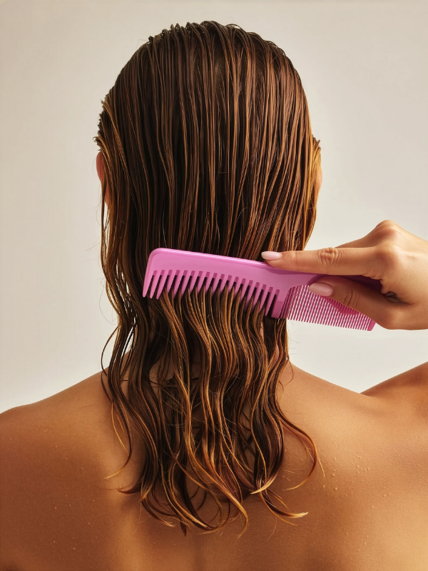 Správné česání vlasů